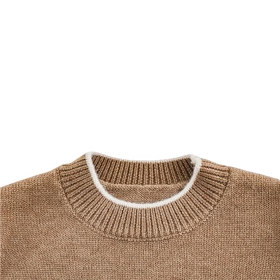 Brown giraffe sweater